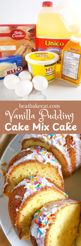 A 6-ingredient cake mix recipe that tastes like it's made from scratch.