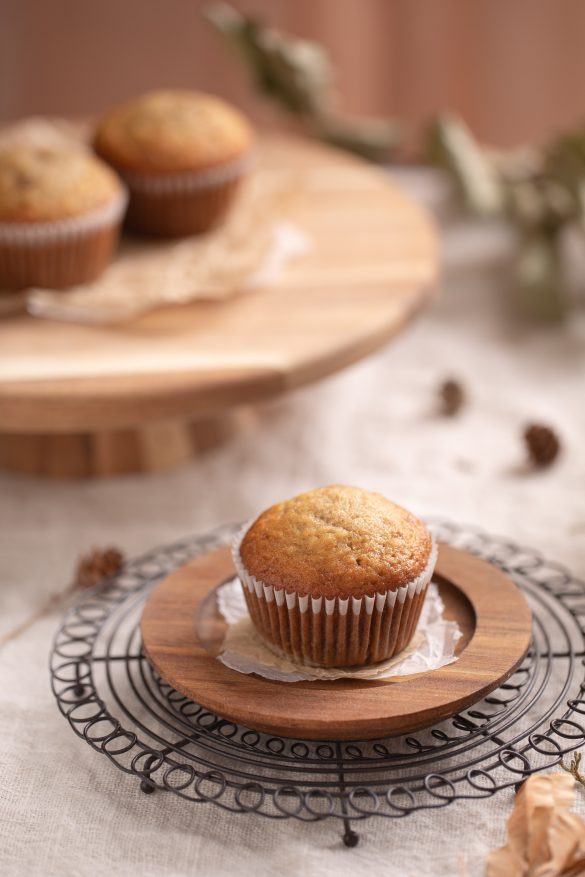 A small batch of banana muffins. | beatbakeeat.com